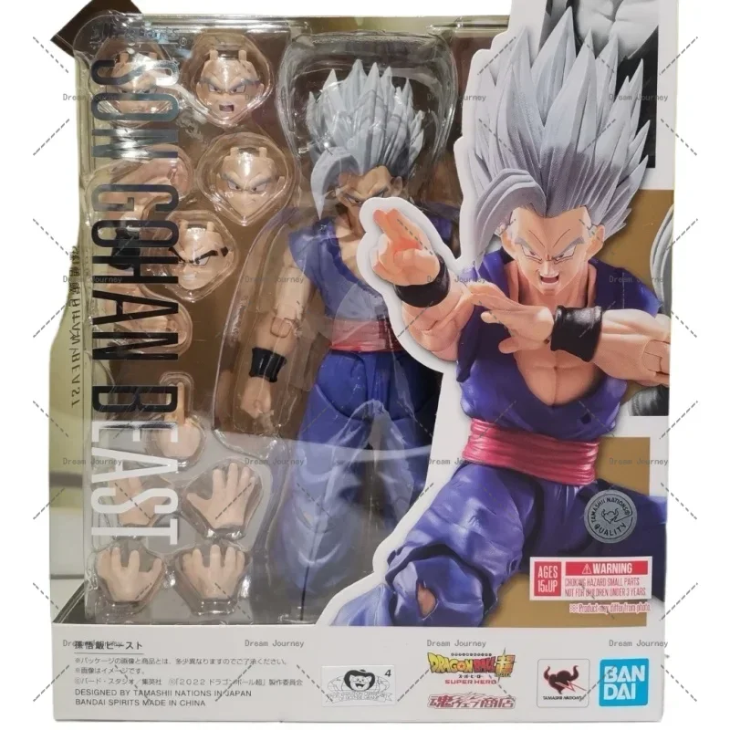 

Bandai Original Box S.h.figuarts Shf Dragon Ball Super Sun Gohan Beast Action Anime Model Kit Finished Gift For Toy