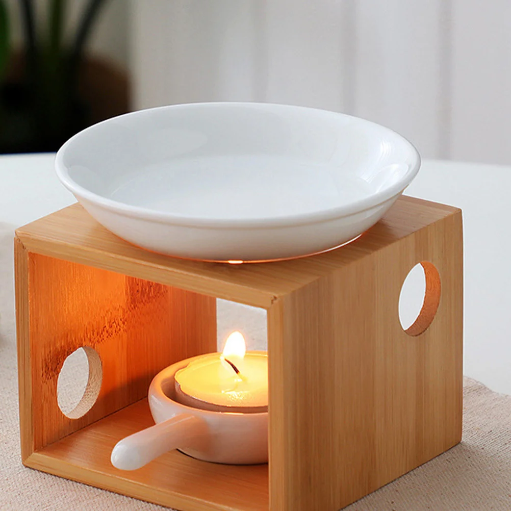 

6Pcs Wax Warmer Replacement Dish Ceramic Material Safe Reliable Versatile Usage Stylish Design Wax Melt Dish Replacement