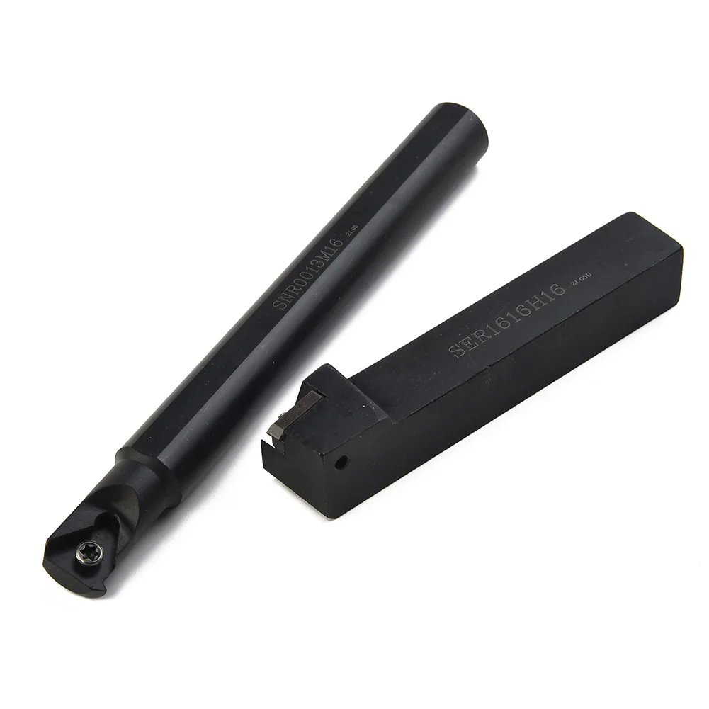 

Hot Best Threading Inserts Lathe Internal Turning Tool 12pcs Accessories Boring Fittings Holder Kit Parts Right SER1616H16
