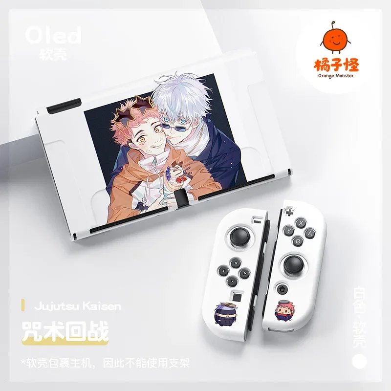 Nintendo Switch Itadori Cartoon Anime Jujutsu Kaisen Yuji Gojo Peripheral Switch Soft TPU