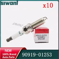 10Pcs 90919-01253 SC20HR11 Brand New Iridium Spark Plug For Toyota Corolla Prius Lexus Scion 90919 01253 SC20HR-11 9091901253