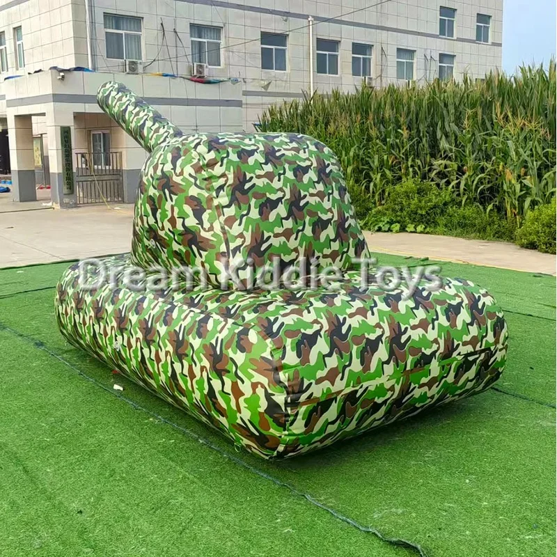 Camouflage Laser Tag Archery Equipment Obstacle Course air Bunker Set Inflatable Paintball Barriers