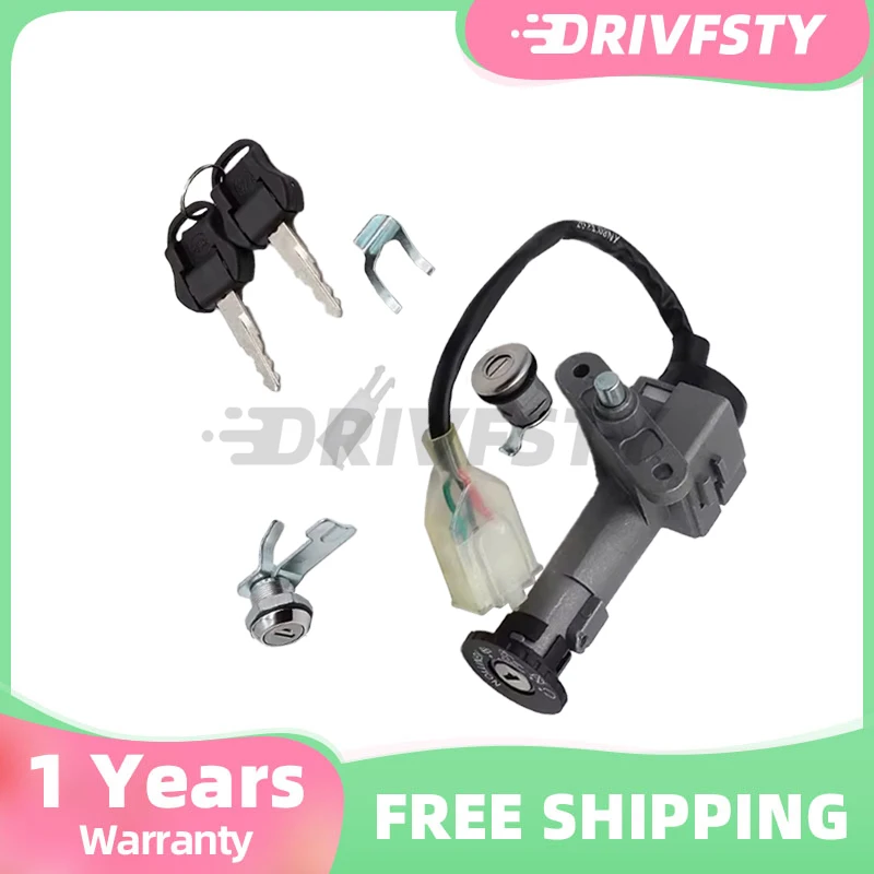 

Комплект электрических замков зажигания и дверных замков для мотоциклов Sym Jet 14 125 / 50 / 200 XS125T-16A Xs125t-17a