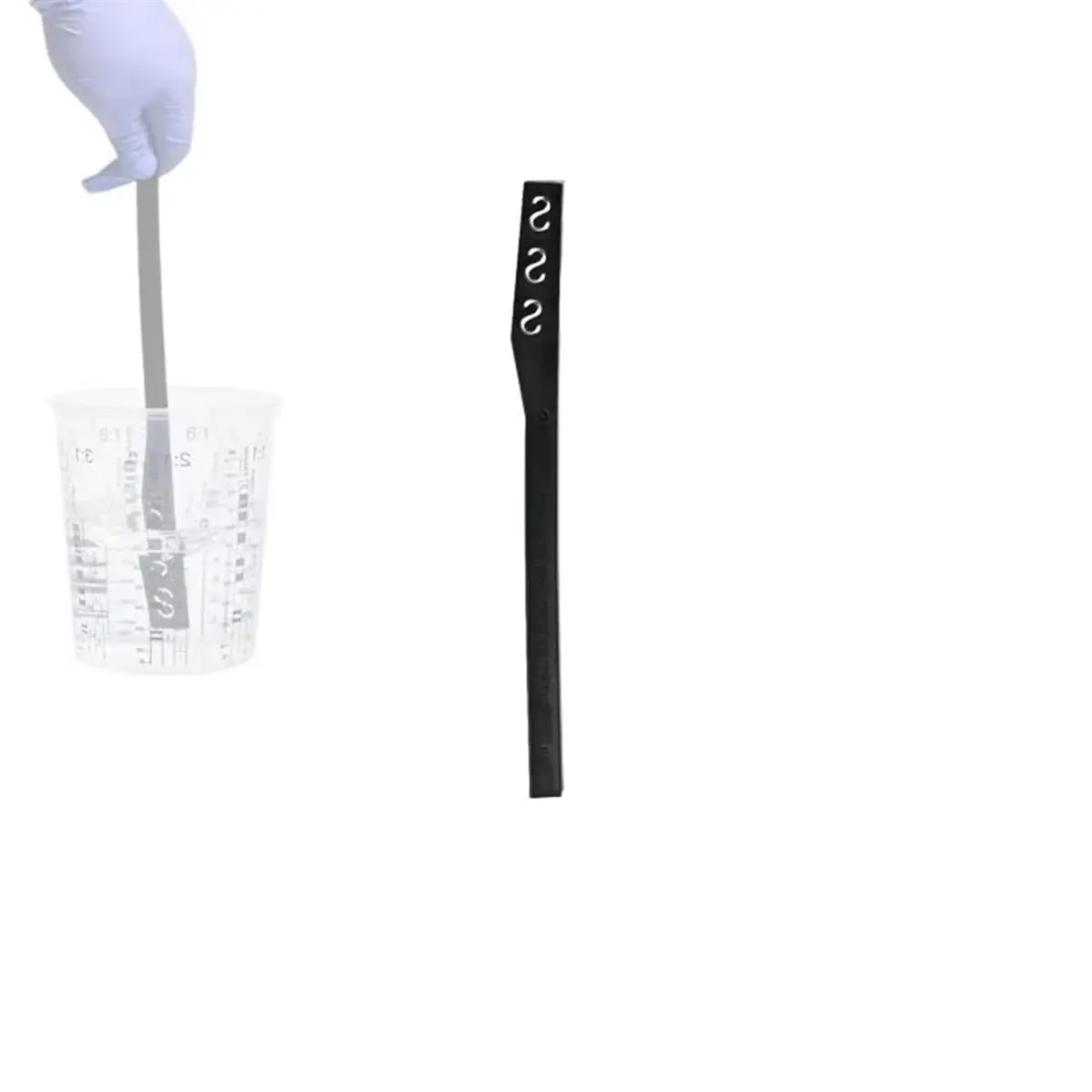 25PCS Plastic Mixing Stick Paint Stirring Rod Putty Cement Paint Mixer for Library Markers or Garden Plant Labels