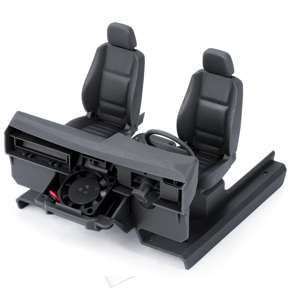 AXSPEED ثلاثية الأبعاد مطبوعة مقلد داخلي مع مقعد تحكم مركزي لملحقات ترقية 1/18 TRX4M Defender Bronco K10 F150