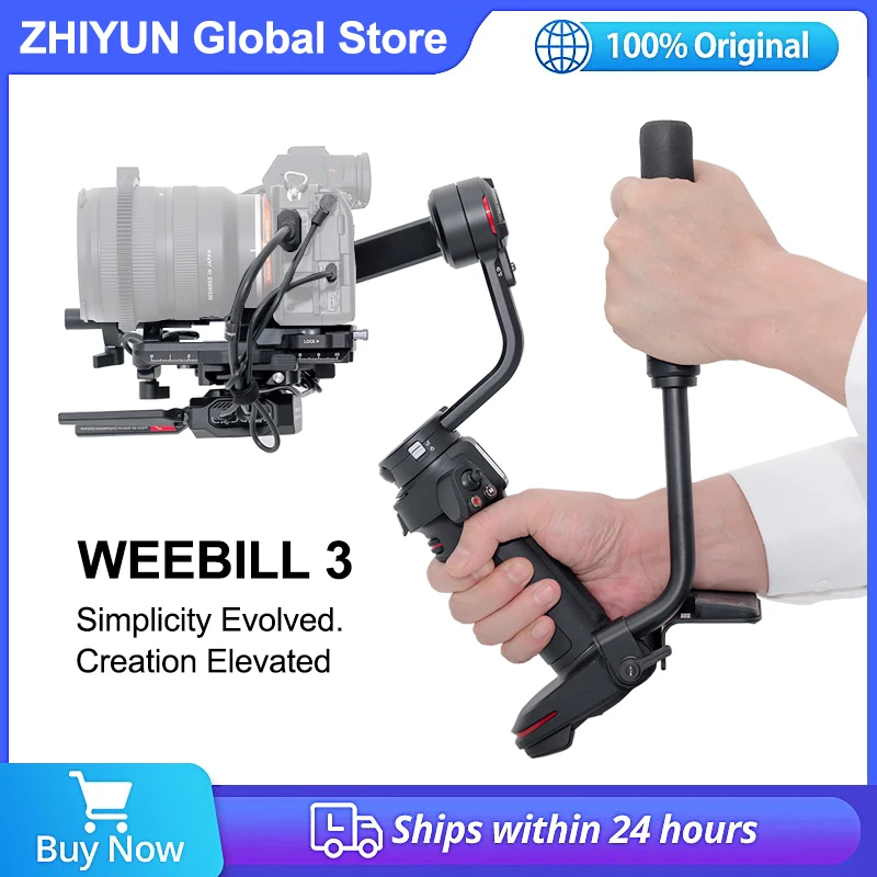 Zhiyun Weebill 3 3-Axis Professional Handheld Gimbal Staibilzer for DSLR and Mirrorless Cameras Sony Canon Nikon Panasonic