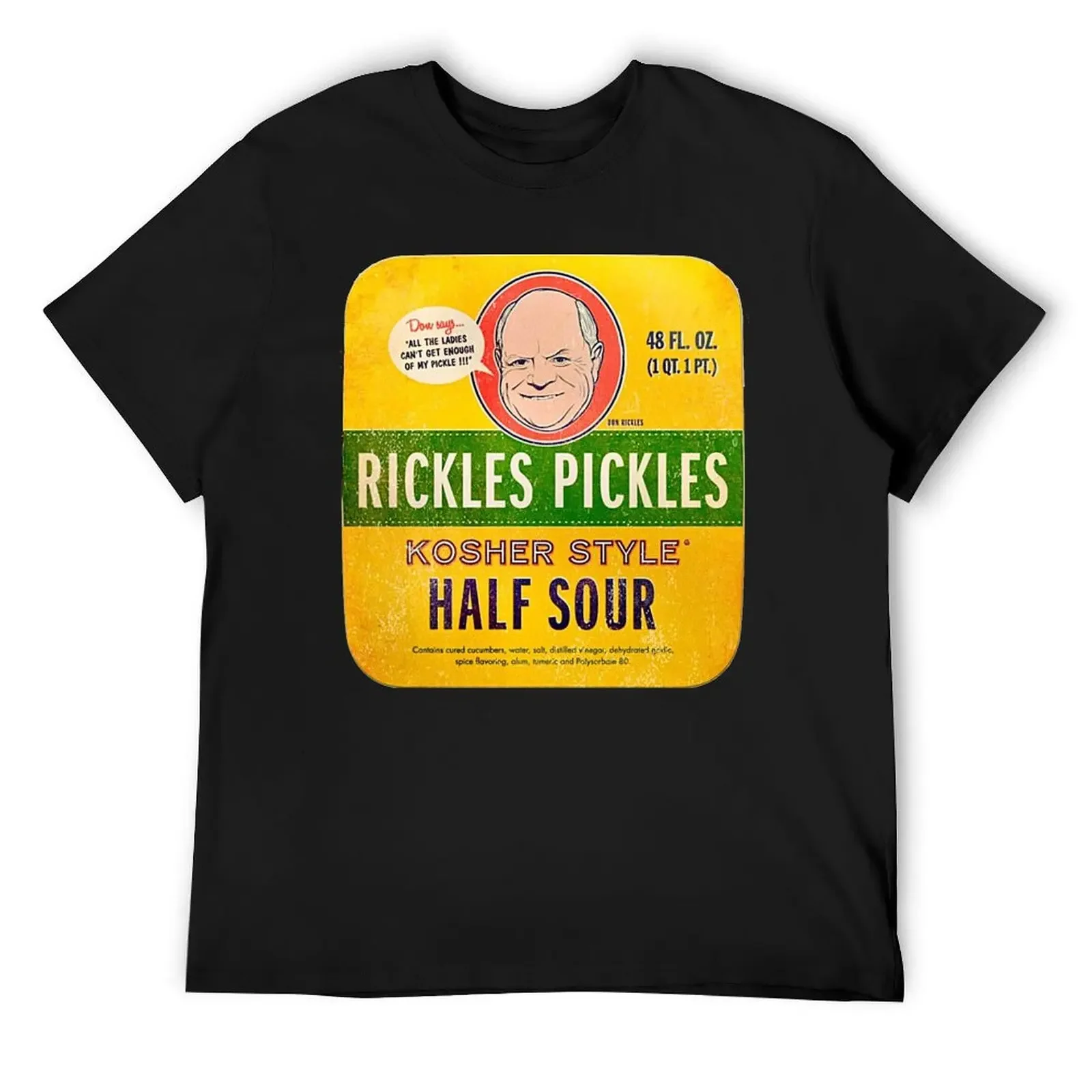 Don Rickles' Pickles T-Shirt korean fashion Short sleeve tee designer shirts mens white t shirts