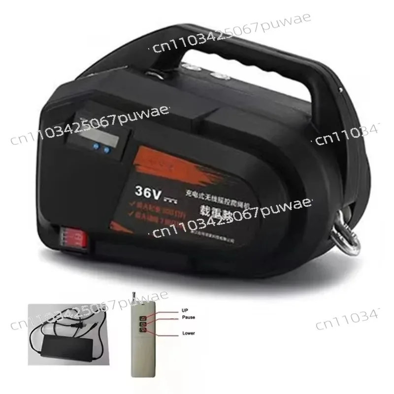 Rechargeable Remote Control Lithium Battery Electric Rope Climbing Machine For Aerial Work And Exterior Wall Hoist Crane