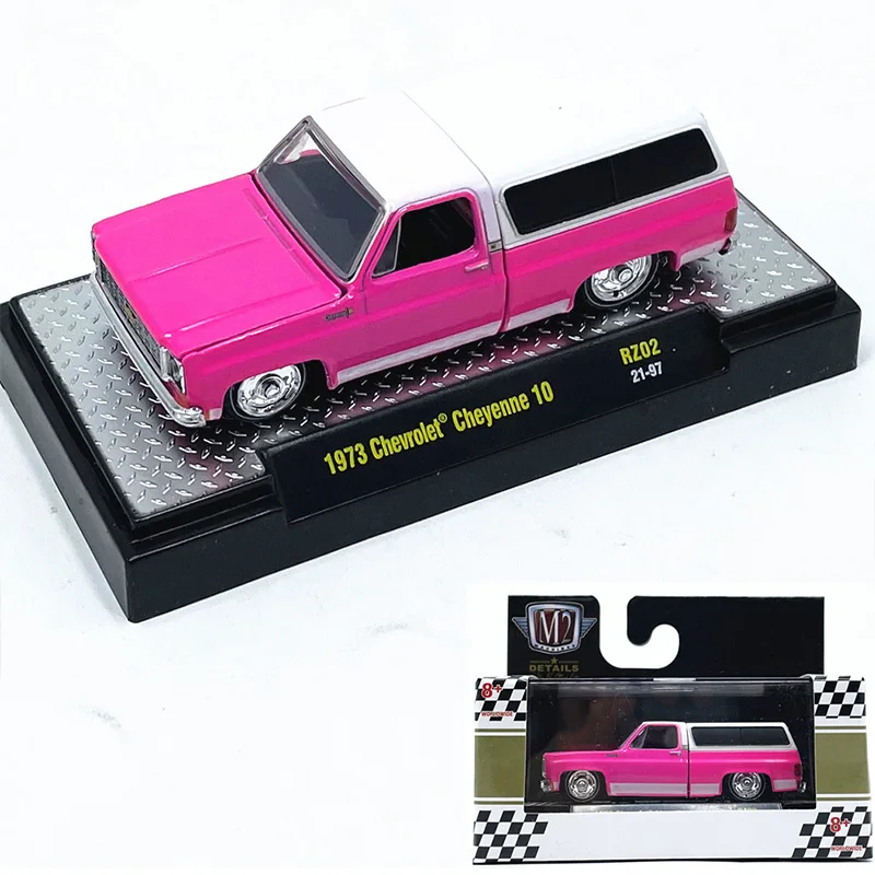 

1:64M2 Модель автомобиля 1973 Cheyenne10 Имитация модели автомобиля из сплава Коллекция украшений Новый с упаковкой