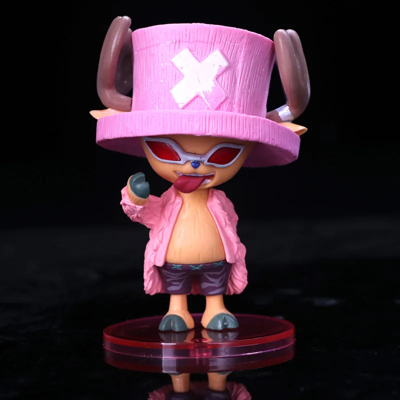 دمية أنيمي قطعة واحدة توني توني المروحية Donquixote Doflamingo Dracule Mihawk Kuma من البولي فينيل كلورايد مجموعة أشكال الحركة دمية اللعب