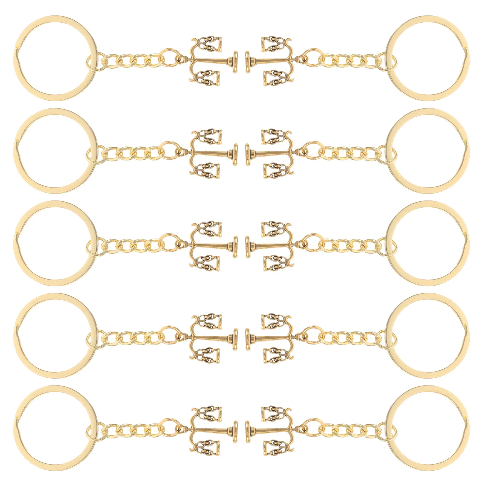 Lot de 10 porte-clés Justice, pendentif avocat, porte-clés en métal pour avocat, design balance et marteau, porte-clés esthétique pour le droit
