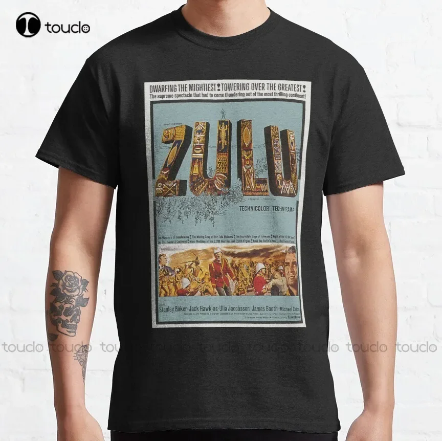

Zulu Movie Poster. Classic T-Shirt Casual Shirts For Women Custom Aldult Teen Unisex Digital Printing Xs-5Xl Tshirt Classic