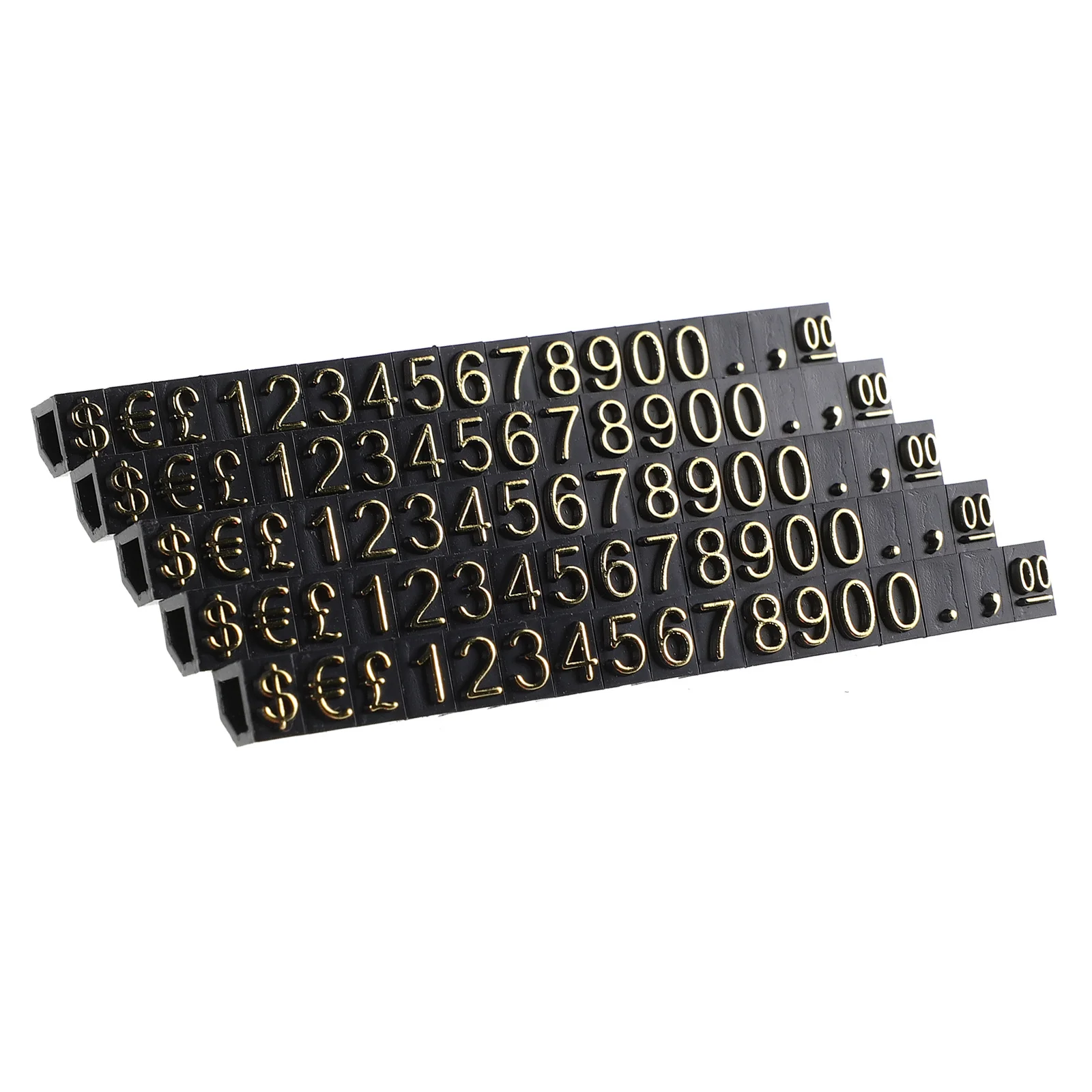 

5Sets Jewelry Price Display Cubes Modular Combination Price Tag Stands for Retail Shop Counter Flexible