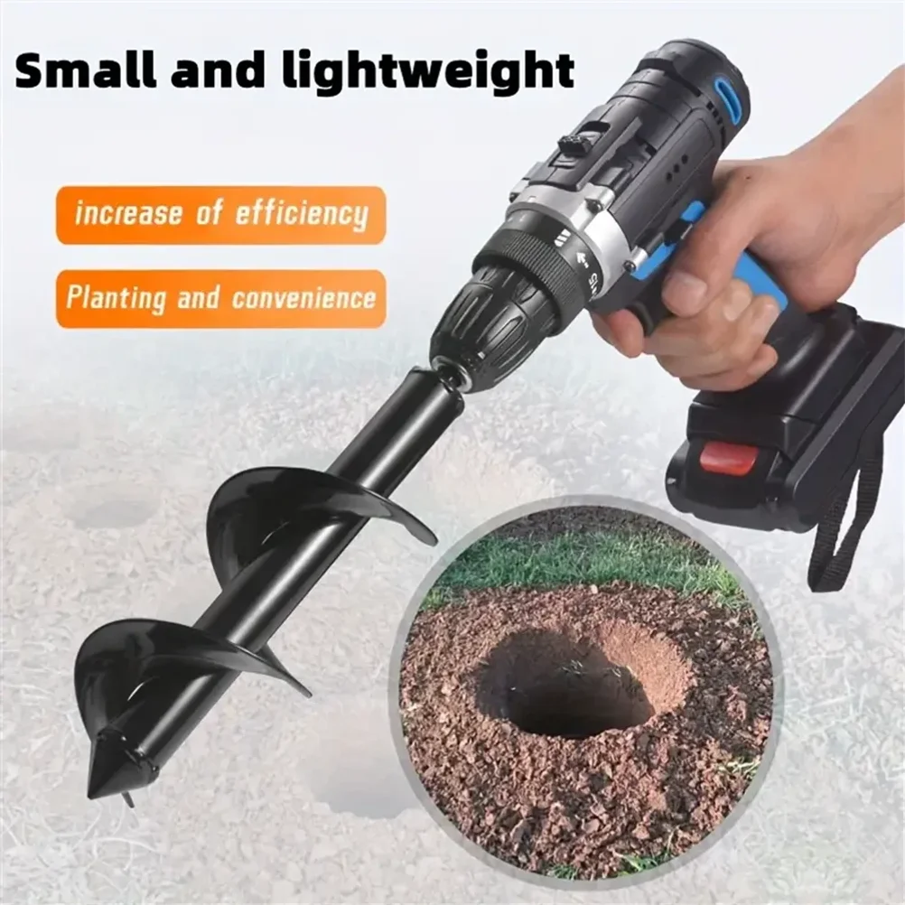 Garden Auger Spiral Drill Bit With 3/8