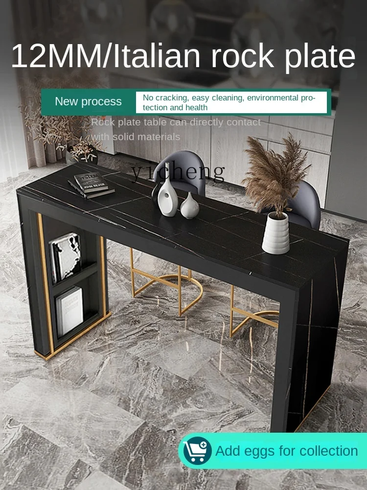 YFY Light Luxury Wall Table Living Room Partition Wine Cabinet Bar Counter Integrated