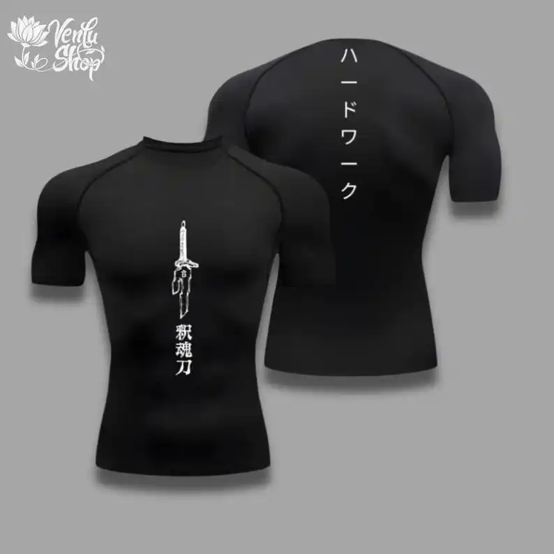 Toji Compression Shirt Sportswear Gymwear Gym Jujutsu Kaisen Compressions Anime Fushiguro Clothing Zenin Muscles