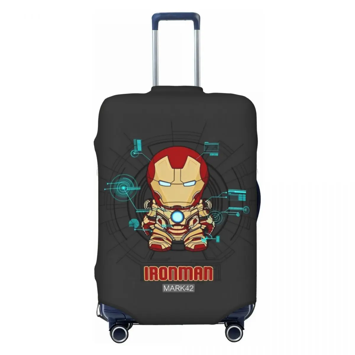 Iron Man Suitcase Cover Holiday Anime Manga Fun Luggage Accesories Business Protection