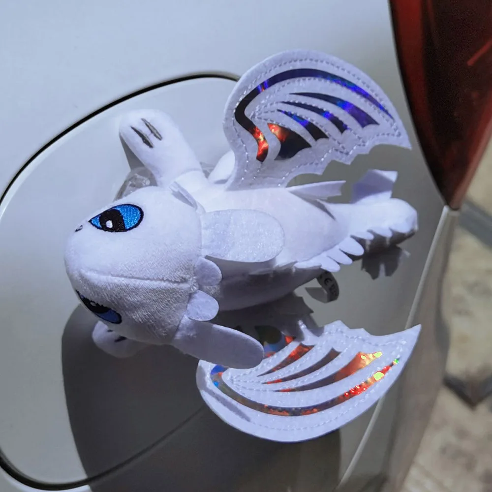 Figurines d\'anime Comment dresser votre dragon, accessoires de voiture, jouet en peluche sans dents, fureur nocturne au beurre, ailes mobiles