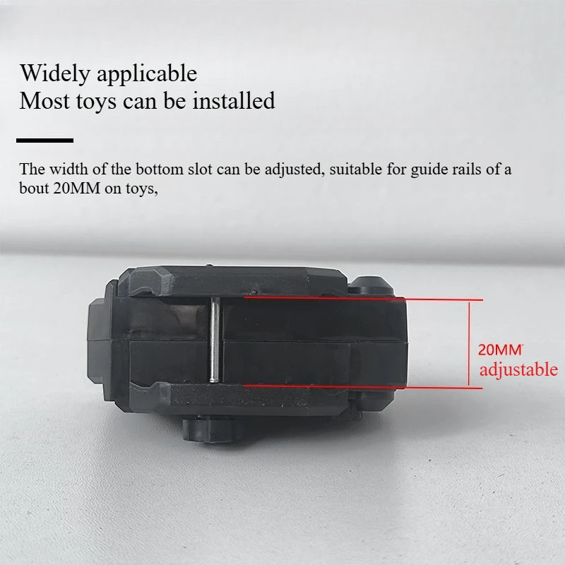 시력 전술 부품 어린이 장난감 총 액세서리 손전등 범위 마운트 20mm 레일