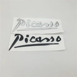 For C3 C4 Xsara Picasso Emblem Rear Trunk Tailgate Letters Decal Side Fender Logo Nameplate