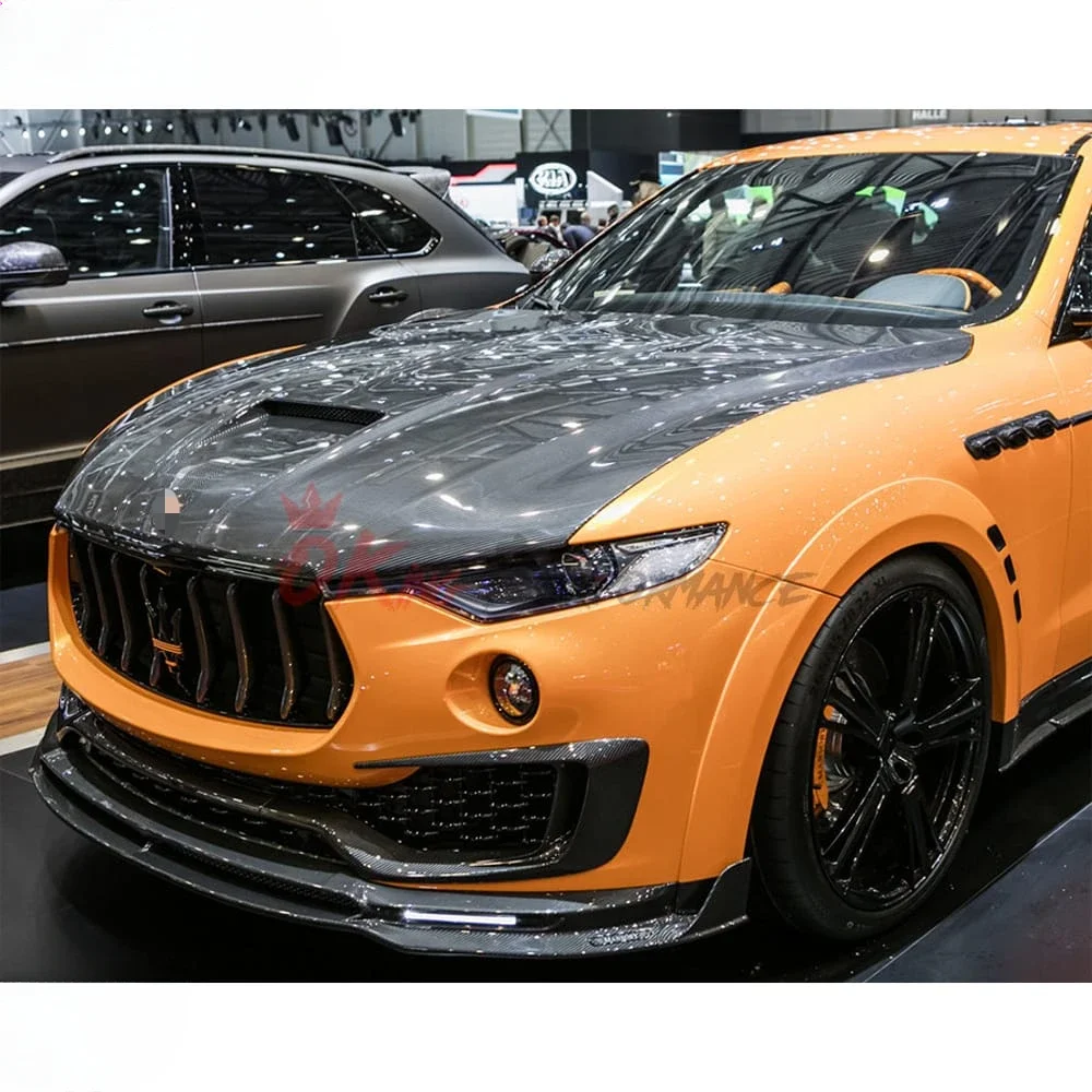 MSY Style Carbon Fiber Hood For Maserati Levante Engine Bonnet