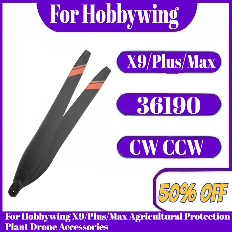 

New 36190 High Carbon Propeller 36 Inch CW CCW Props For Hobbywing X9/Plus/Max Agricultural Protection Plant Drone Accessories