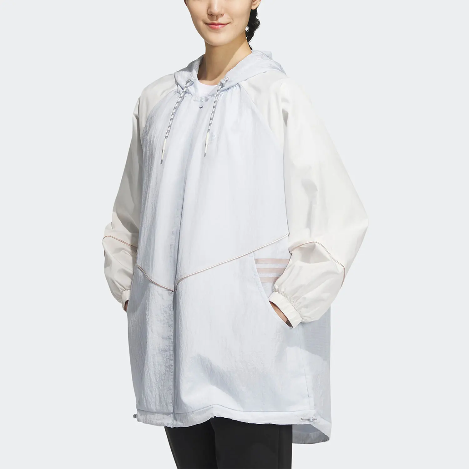 adidas-genuine-2023-spring-neo-women's-sportswear-casual-jacket-ik3417