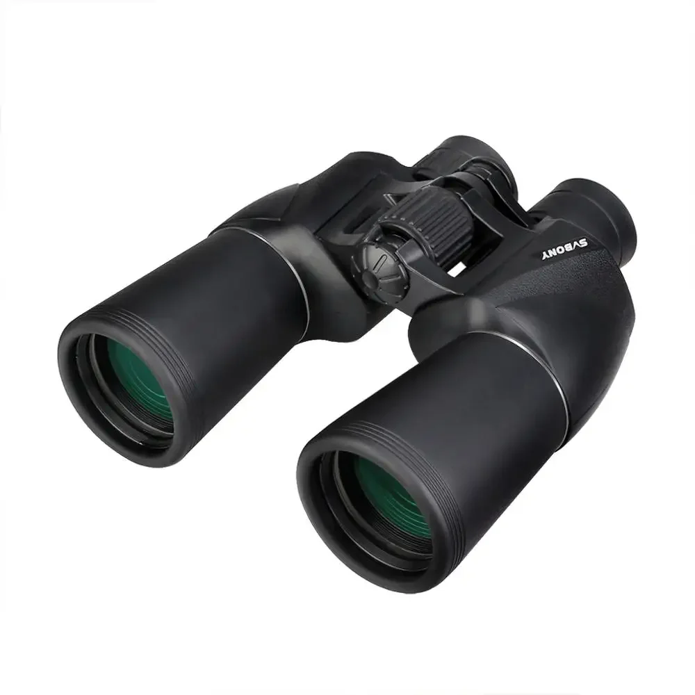 Svbony Sv206 Binóculos 10×50 com Material de Borracha Binóculos com Óptica de Alta Qualidade Bak4 e Fmc para Observadores Iniciantes de Aves