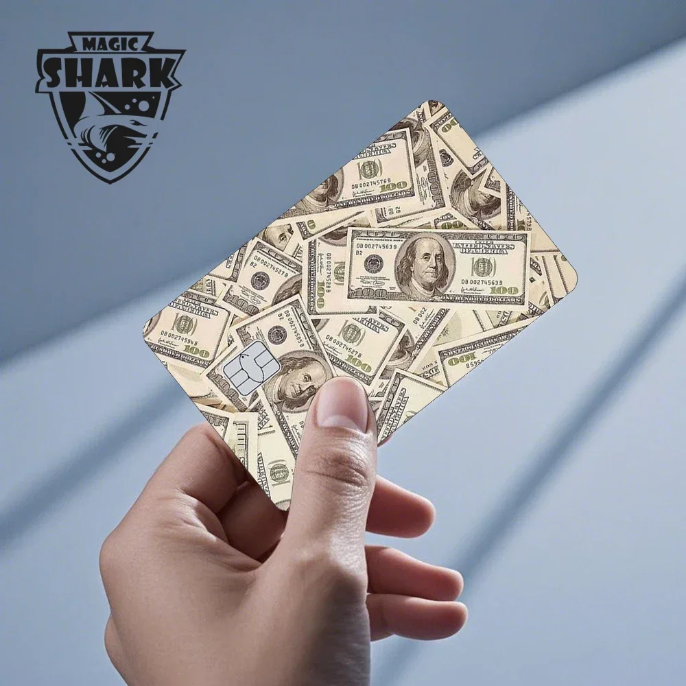 Magic Shark Bat Skull Graffiti Tiger PVC Soft Sticker Film Skin Cover für Debit Credit Card Waterproof