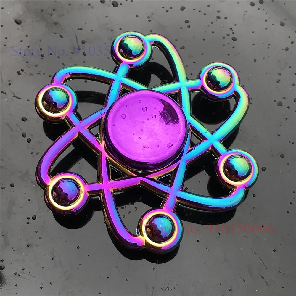 Creative Fidget Spinner Metal Anti-Anxiety Toy for Children Focus Relieves Stress ADHD Finger Spinner Boys Adult Birthday Gift