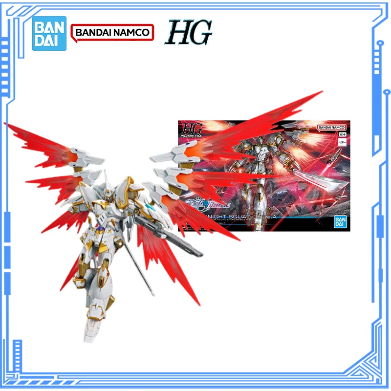 

Bandai Genuine Gundam Model Kit HGCE 1/144 Black Knight Squad Ca-re.A Action Figures Assembly Model Kids Toys Christmas Gifts
