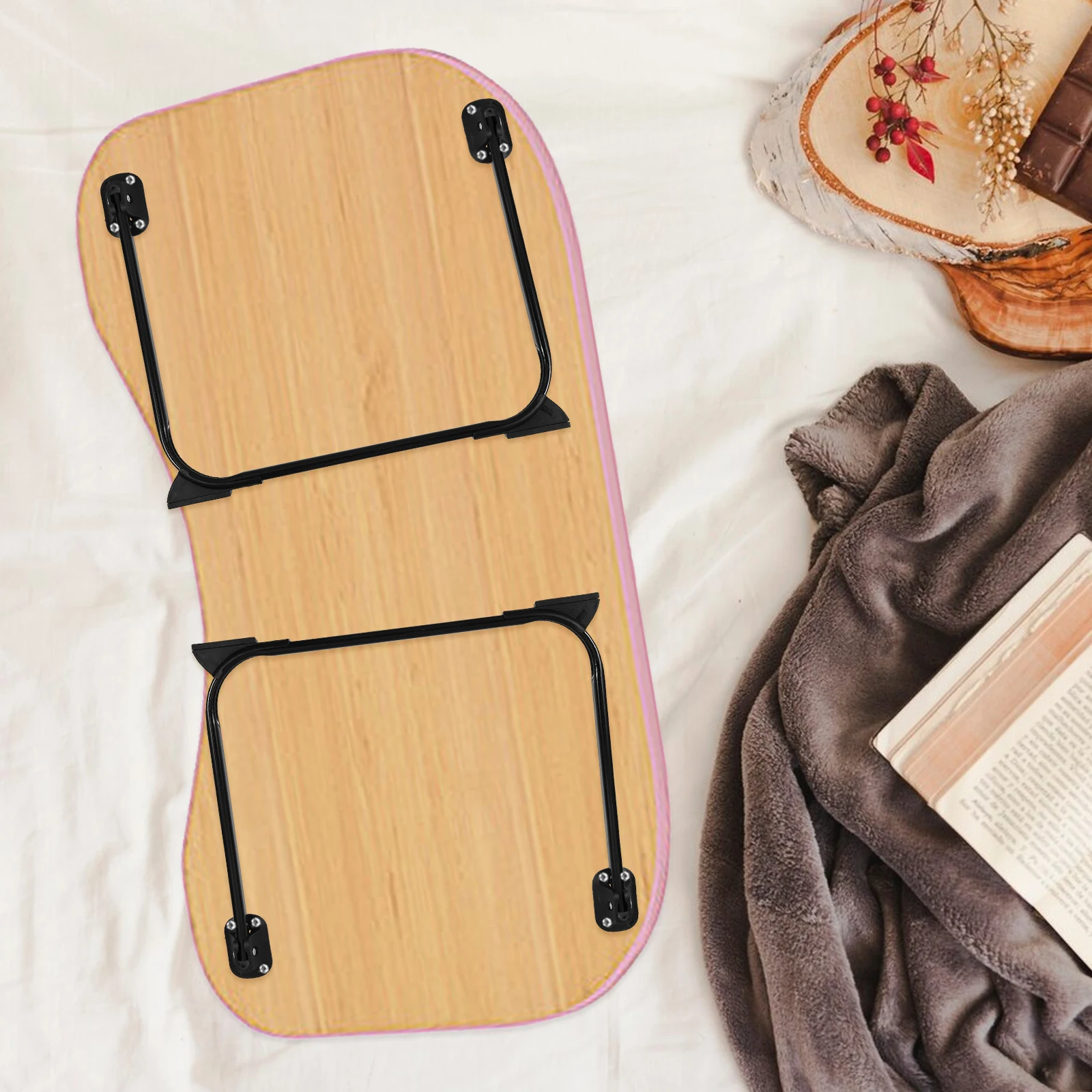 

2Pcs Folding Brackets Heavy Duty U Shape Dining Table Legs Elegant Style Wear Resistant Damage Resistant U Shape Table Legs