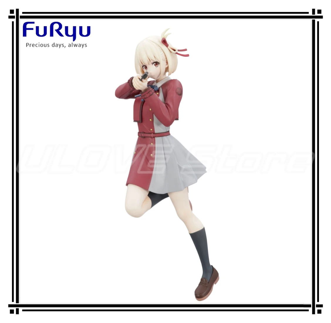 

В наличии оригинальная фигурка FuRyu Trio-Try-iT Lycoris Recoil Nishikigi Chisato, аниме-фигурка, коллекция моделей, подарочные украшения