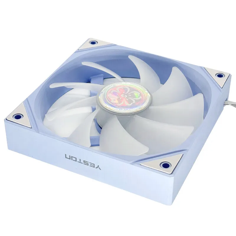 Imagem -04 - Zeaginal Yeston Yt120 Chassis Ventilador 120x120x2 mm 8001800rpm o Tema de Flores de Pupila de Cereja