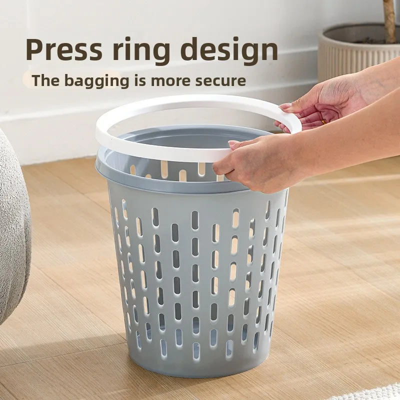 

Luxury Hollow out Kitchen Tra Can Large Capaci Thiened Plastic Storage Bin for Living Room Batoom Office Restaurant H...