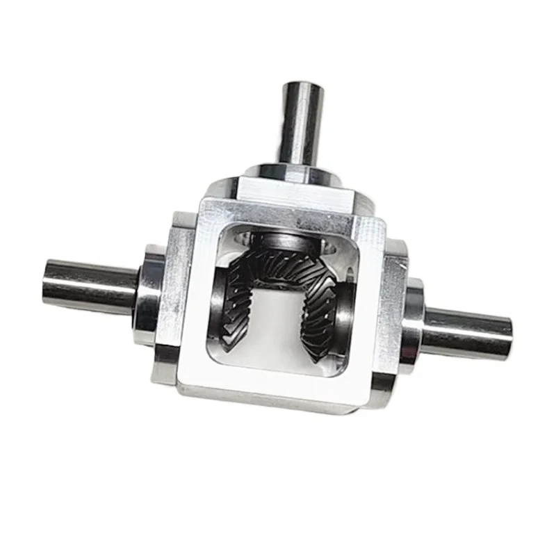 For Small 1:1T Type Cross Commutator, Shaft Diameter 10 Right Angle Transmission Gearbox Bevel Gear Reduction Gearbox Rotation