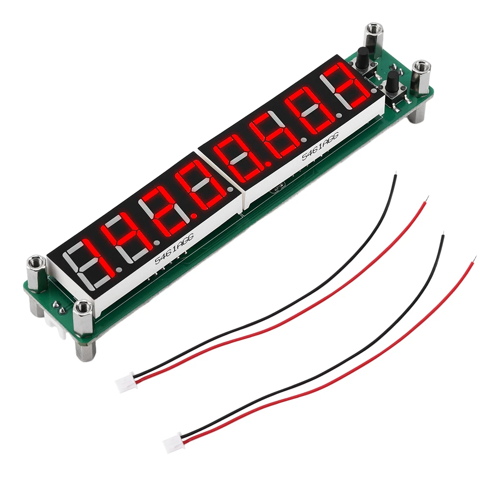 Compteur de fréquence de Signal RF 0.1MHz ~ 1200MHz 1.2GHz, testeur de cymomètre, Tube LED 8 bits rouge/vert/bleu