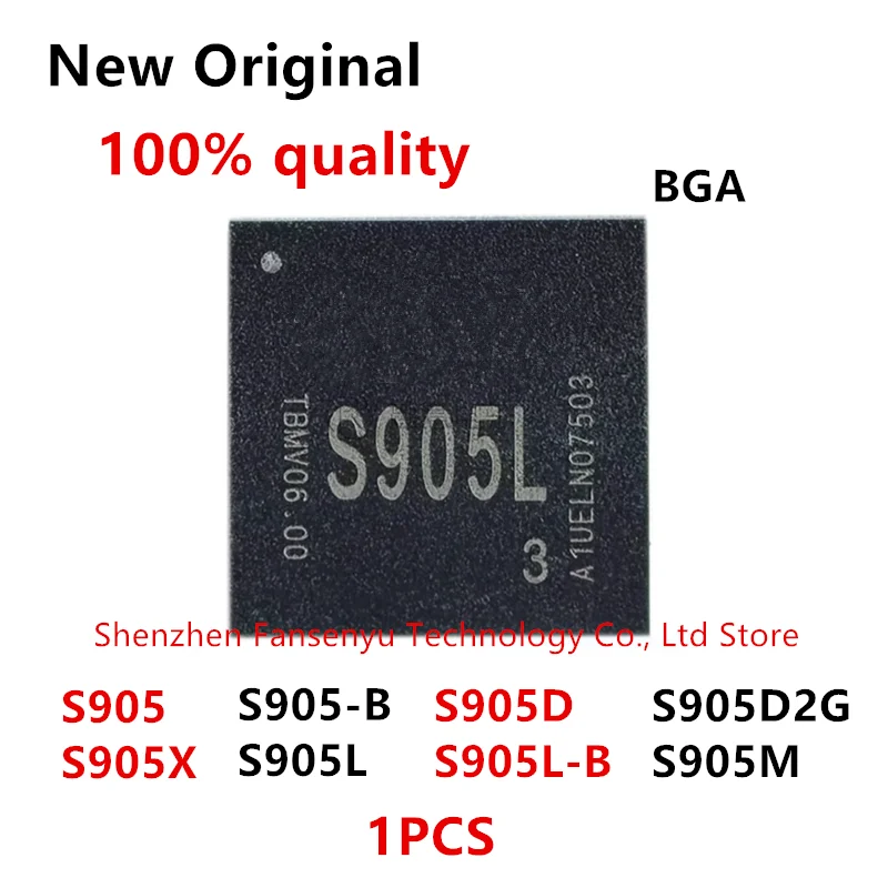 

100% New S905 S905X S905L S905-B S905D S905L-B S905D2G S905M BGA Chipset.