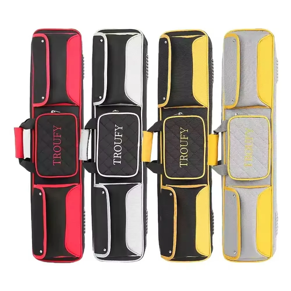 Large Capacity Multi-Functional Personalized Snooker & Billiard Cue Case From Club Quality Pool Stick Bag