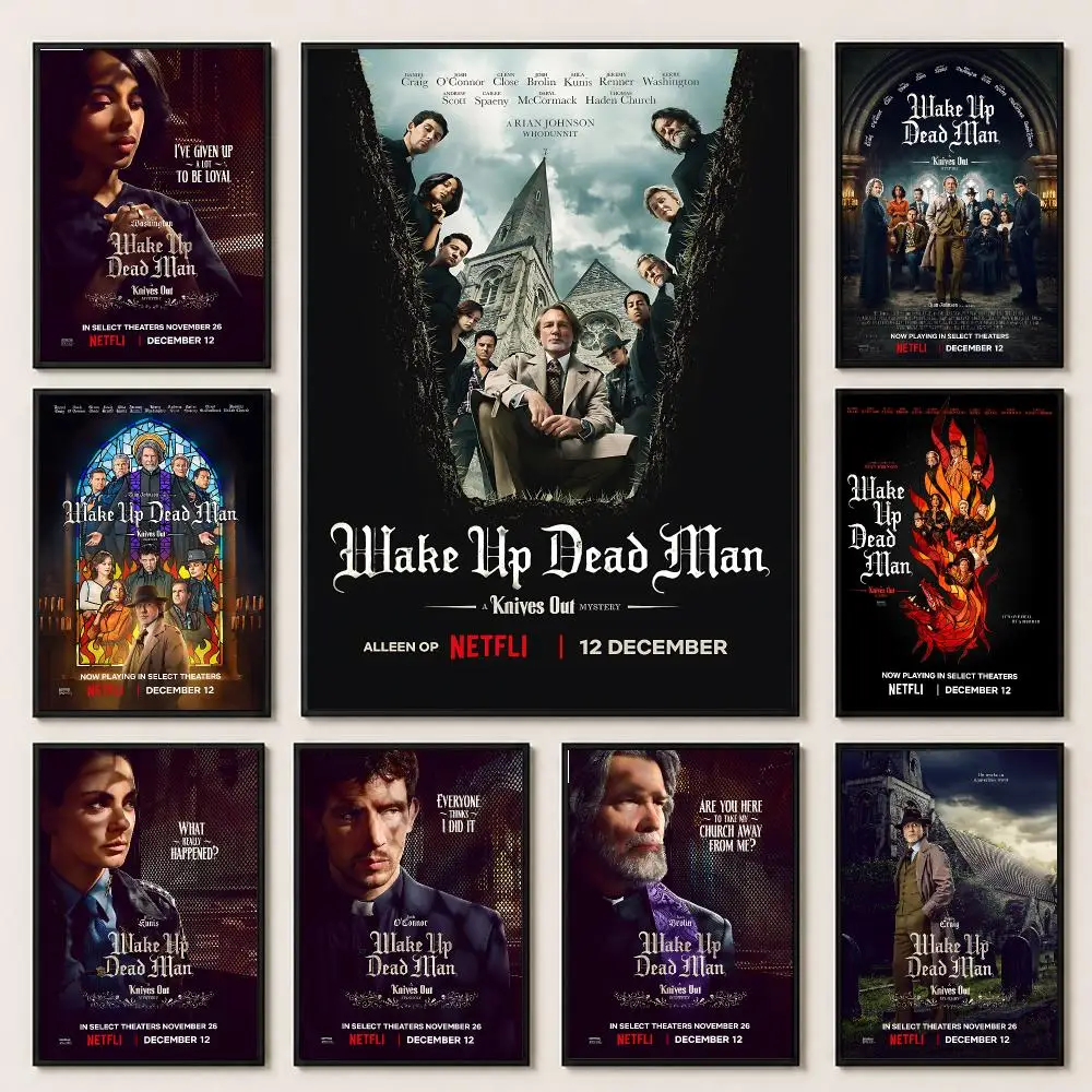 movie Wake Up Dead Man Poster HD Poster Warm Home Decoration Suitable for Bedroom and Living Room Gifts Giving