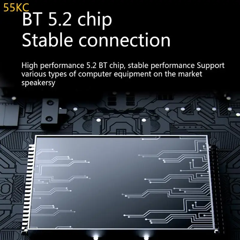 55KC r DAC Converter Adapter Coaxial to R/L 3.5mm Aux Adapter Support U-Disk