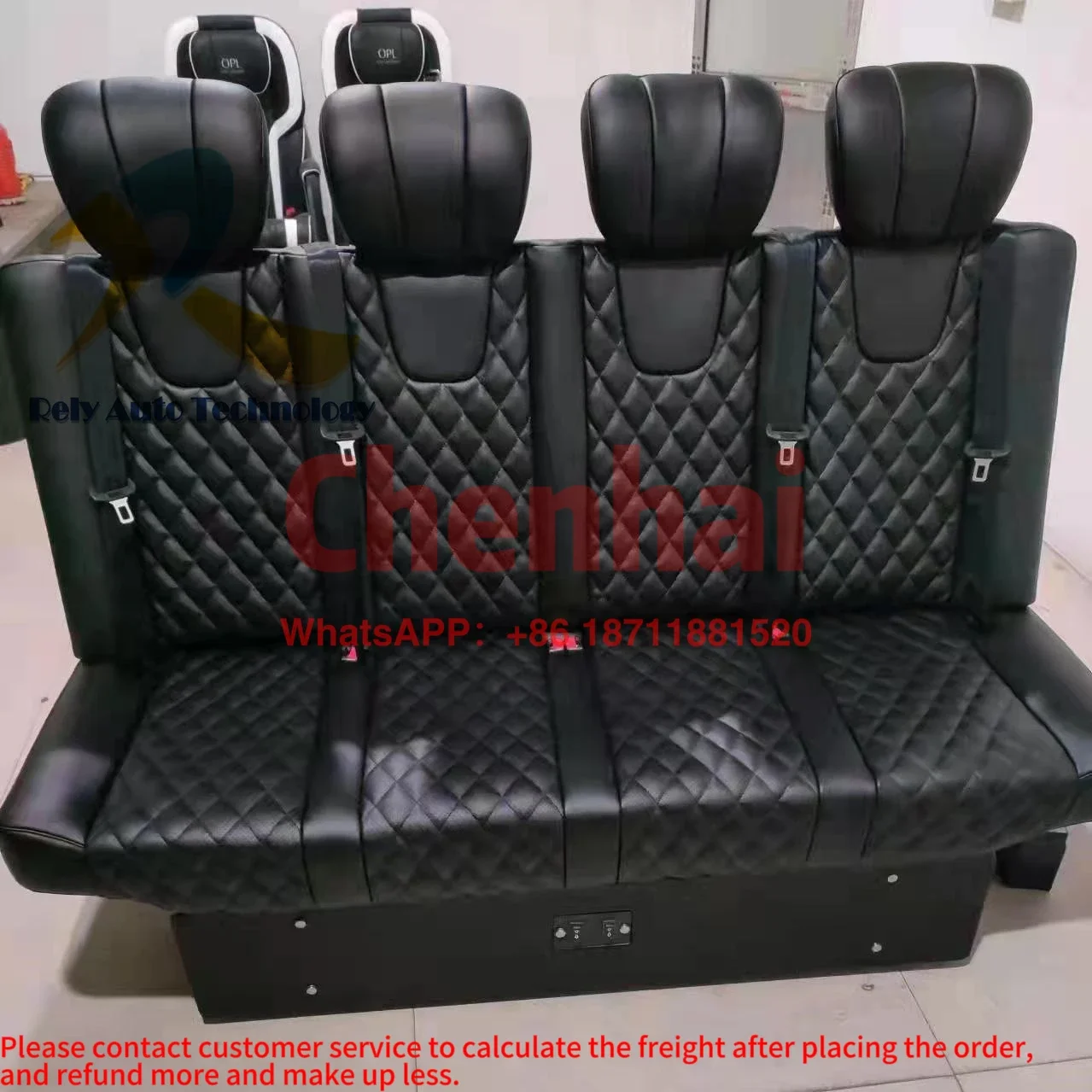 CustomizedCar Seat Modified Four-Seat kit Motorhome Seat Sofa bed For RV/VAN/SPRINTER/ALPHARD