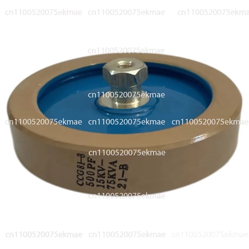 Máquina de alta frequência de porcelana de cerâmica redonda novo original de alta tensão CCG81-3 500P 500PF 500K 15KV-75KVA DT80