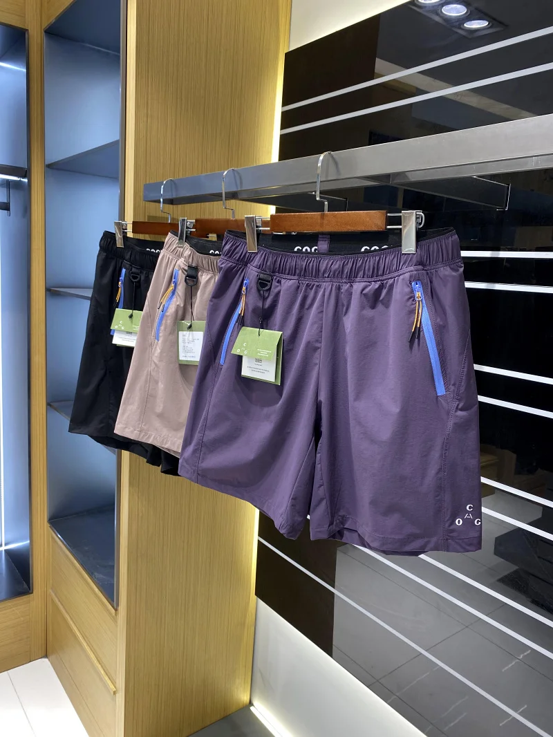 

Lightweight Breathable Outdoor Sports orts for Men Summer Casual Straight Leg Pants Elastic Waist Youth Active Sle