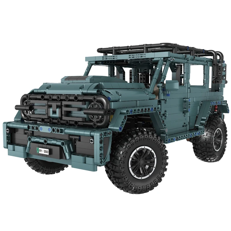 ألعاب عالية التقنية C009 2627 قطعة MOC على الطرق الوعرة مركبة RC Suv 300 نموذج سيارة مع محرك اللبنات الطوب الأطفال هدايا عيد الميلاد