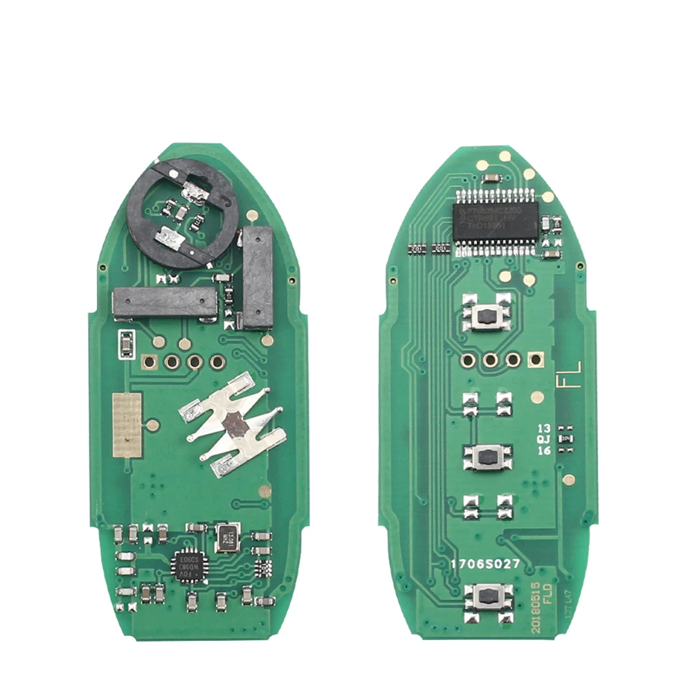 KEYYOU For Nissan Juke Qashqai X-Trail J10 J11 2012-2020 Year Smart Remote Key 433Mhz 2 Buttons Fit Keyless Entry 4A ID46 Chip