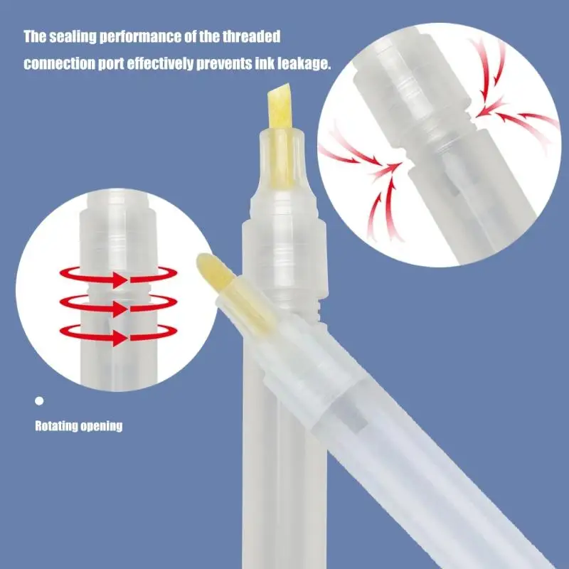 

Set of 10 Artist Grade Refillable Pen Barrels Friendly Craft Drawing Accessories Holder Tubes F19E