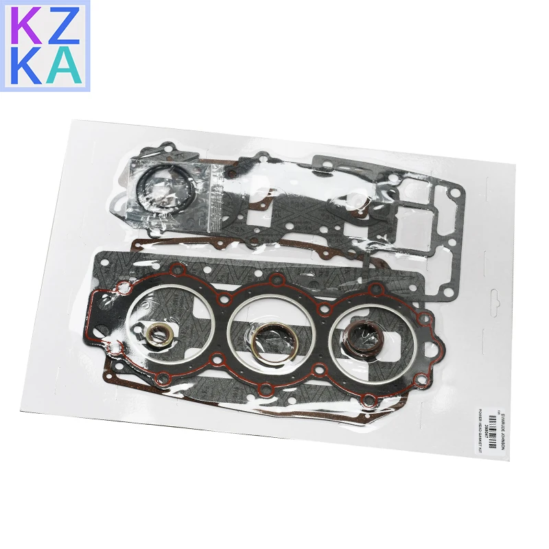 398047 Power Head Gasket Kit For Johnson Evinrude OMC Boat Engine 3cyl 1986 & Up 438904 Engine Replaces Parts