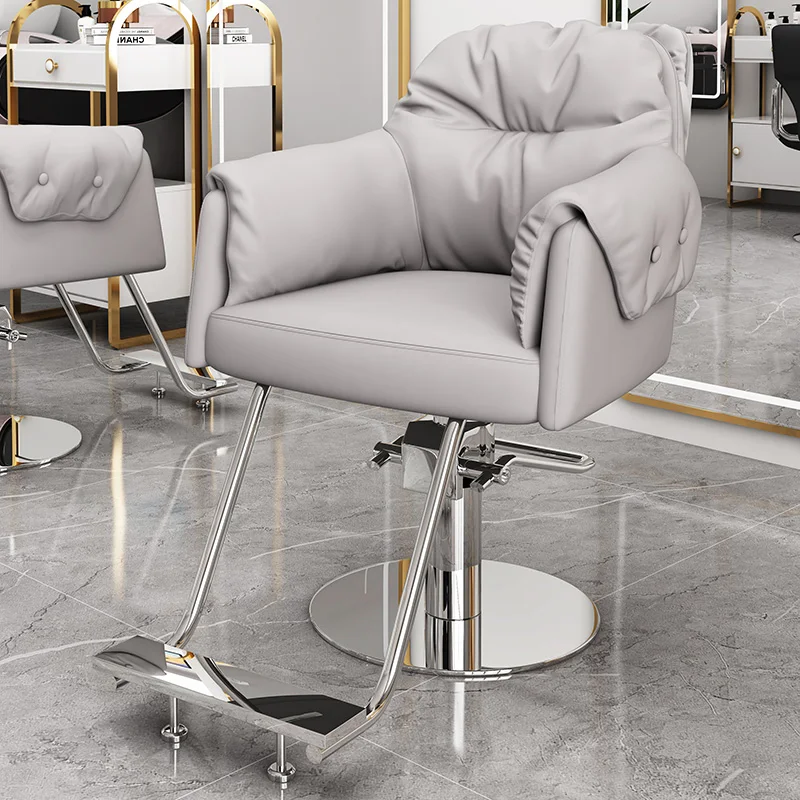 

Swivel Chair Hairdressing Salon Wheels Professional Chairs Hair Stylist Auxiliary Barber Dressing Table Rolling Silla Barberia