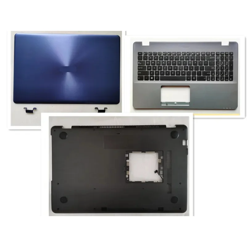Новый ноутбук для Asus V587 A580 x542 fl8000u f542, верхняя часть корпуса, задняя крышка ЖК-дисплея/подставка для рук/нижняя клавиатура корпуса